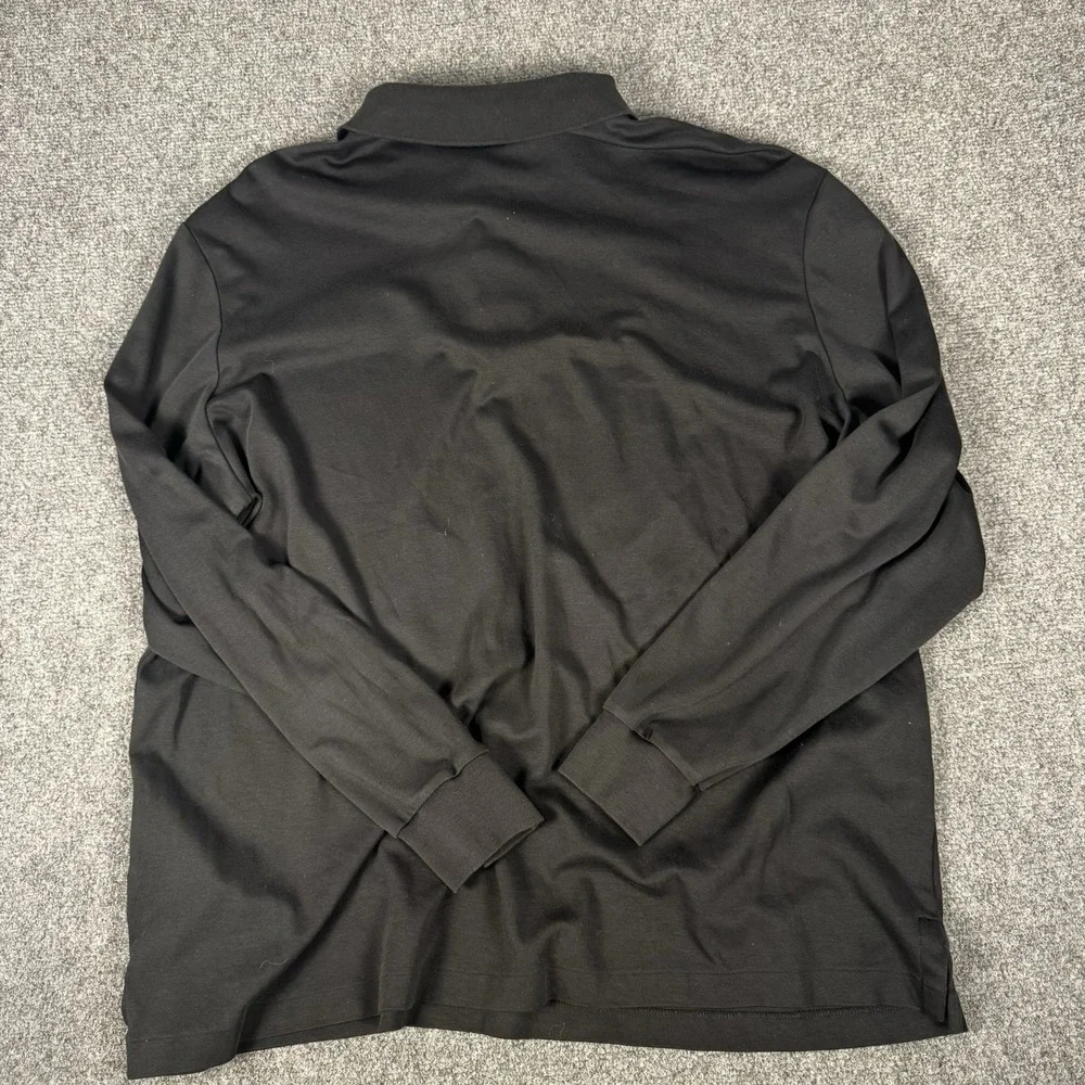 Polo Ralph Lauren Long Sleeve Polo Shirt Mens 2XL Black Flesh Pony Classic Fit